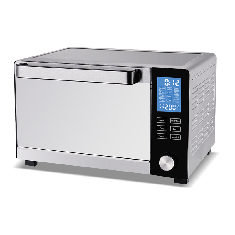 Horno de pizza eléctrico doméstico 60l con pantalla LCD táctil - serie 06 