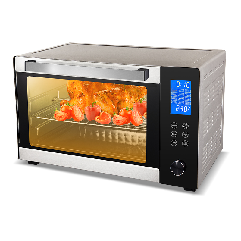 Horno de pizza eléctrico doméstico 60l con pantalla LCD táctil - serie 06 